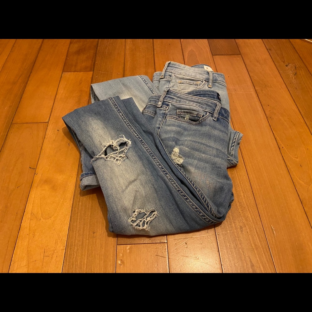 Hollister | Two Pairs of Low-Rise Skinny Jeans